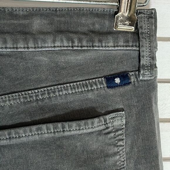 Lucky Brand Pants Size 8 Corduroy Gray Sofia Skinny Stretch 8/29 - Picture 7 of 11